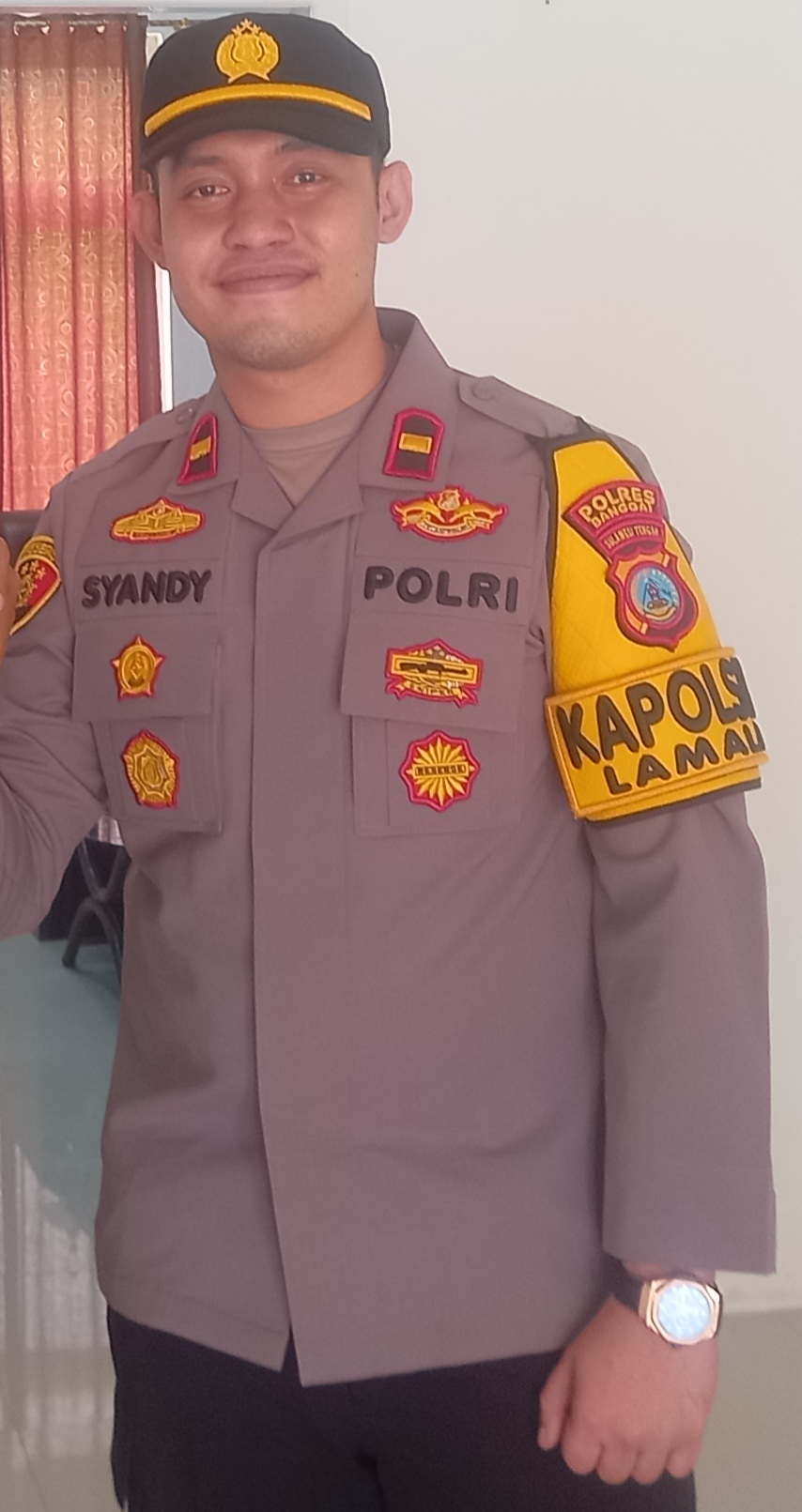 Polsek Lamala melalui Babin Kamtibmas Tangeban sambangi warga “Ibadah Mingguan diwilkumnya