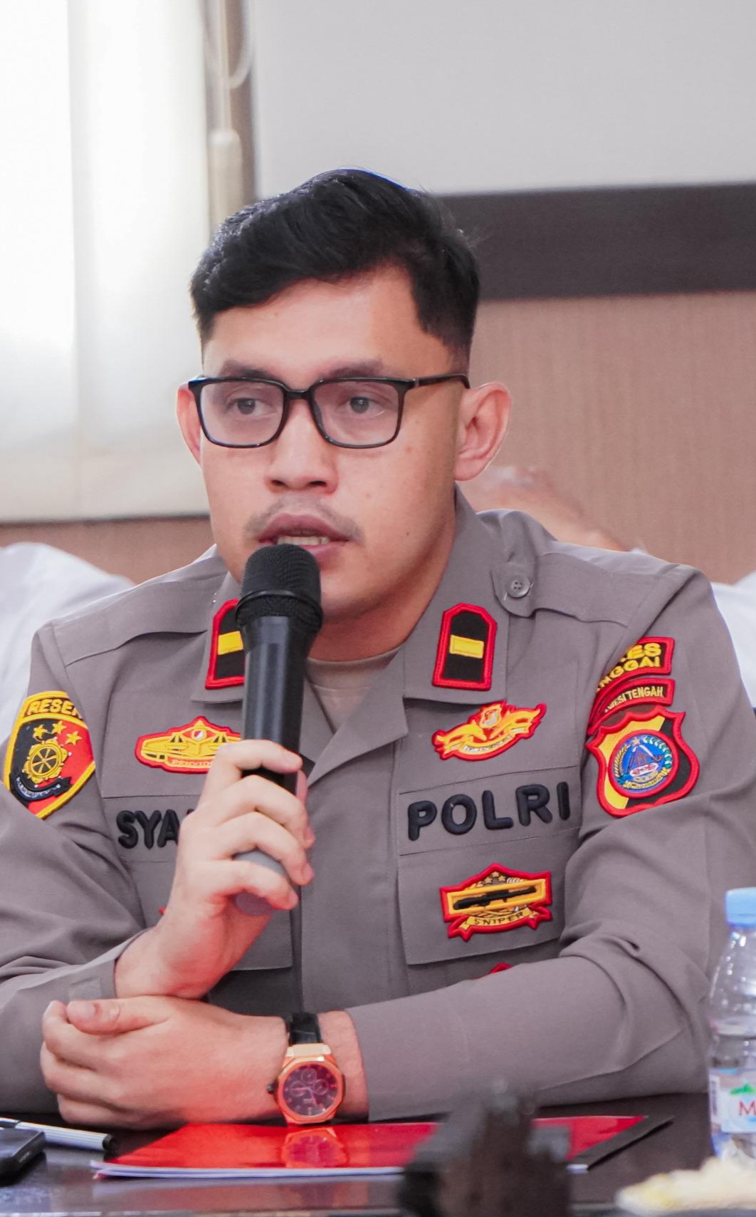 IPDA.Muhammad Syandy Al-Amin,S.Tr.K,MH. Kapolsek lamala Imbau Masyarakat Jaga Kamtibmas Jelang NATARU 2026